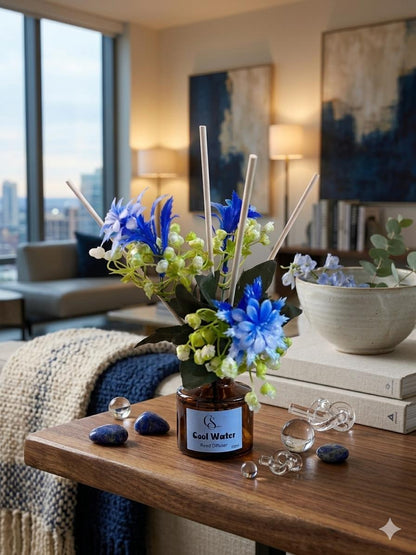 Luxury Floral Reed Diffuser Set – Long-Lasting Home Fragrance with Decorative Flowers 100Ml