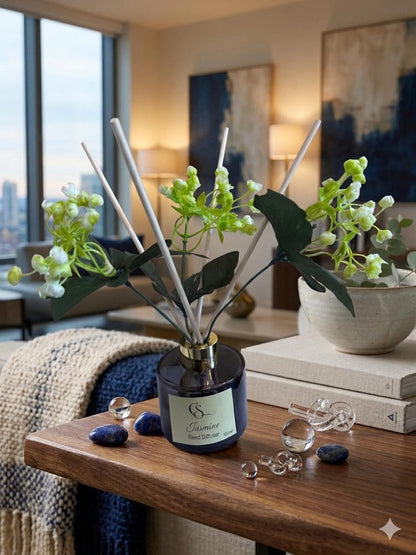 Luxury Floral Reed Diffuser Set – Long-Lasting Home Fragrance with Decorative Flowers 100Ml