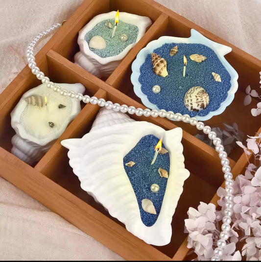 Refillable sand candle wax + 15 Wicks